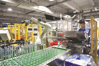 上海汽配的汽車零部件產品生產線